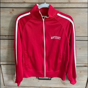 Champion Retro Vintage Inspired Athletic Jacket with Nantucket Logo